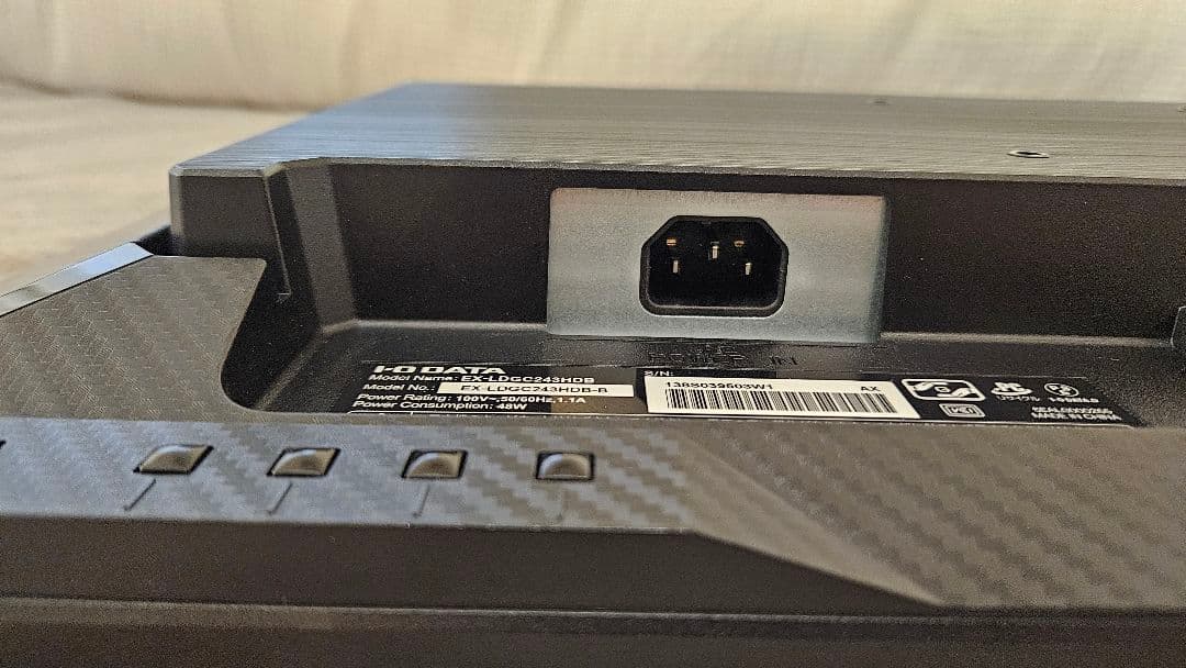 【台座なし】GigaCrysta EX-LDGC243HDB HDMIケーブル