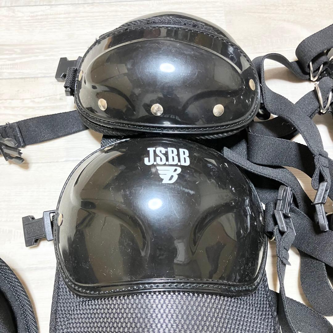 美品　2点セット　キャッチャー　防具　プロテクター　レガース　一般　大人用　軟式