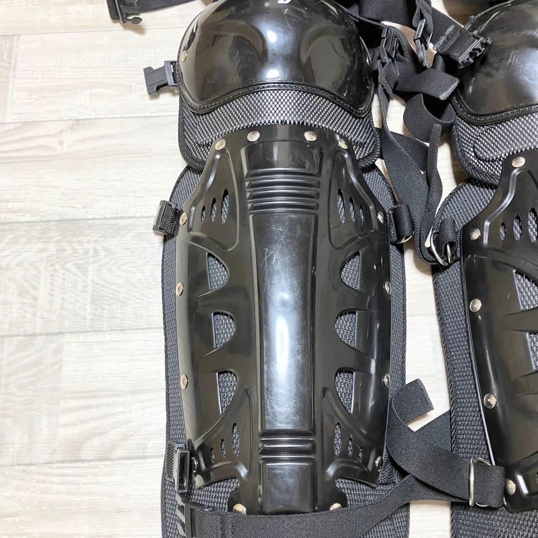 美品　2点セット　キャッチャー　防具　プロテクター　レガース　一般　大人用　軟式
