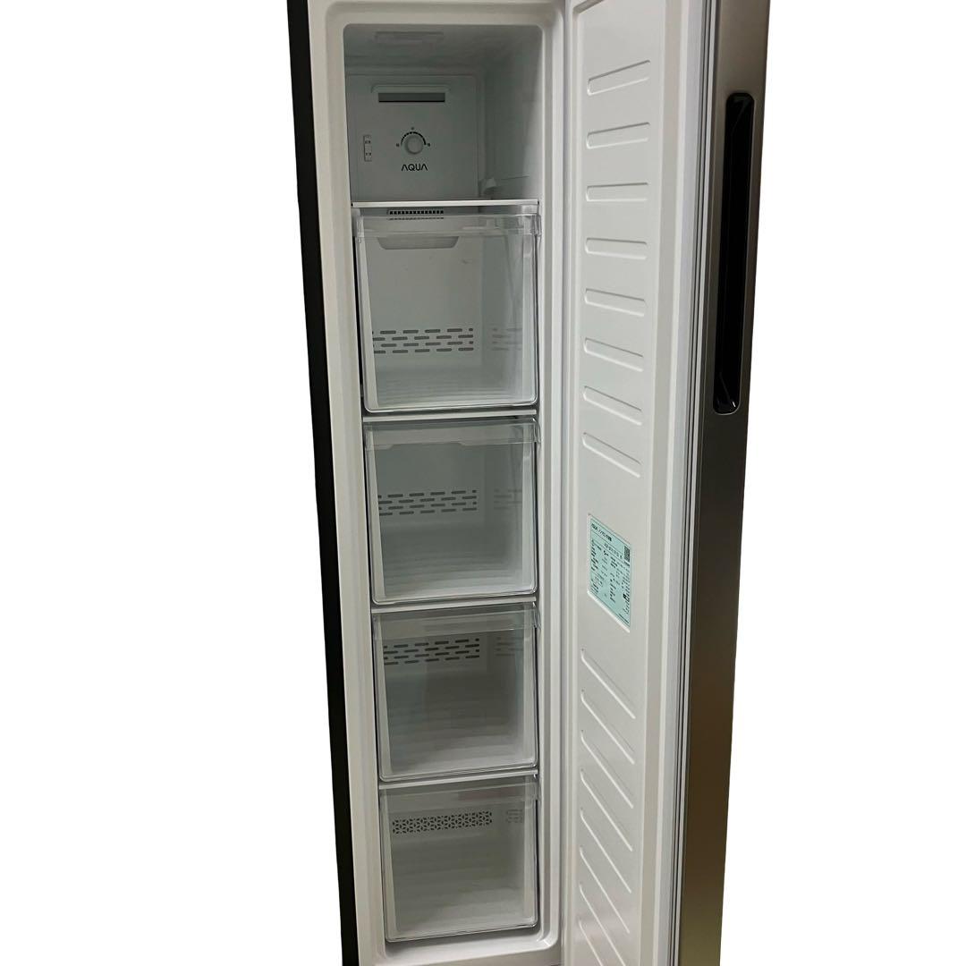 【24年製】AQUA 冷凍庫 105L AQF-SFA11R ファン式 スリム