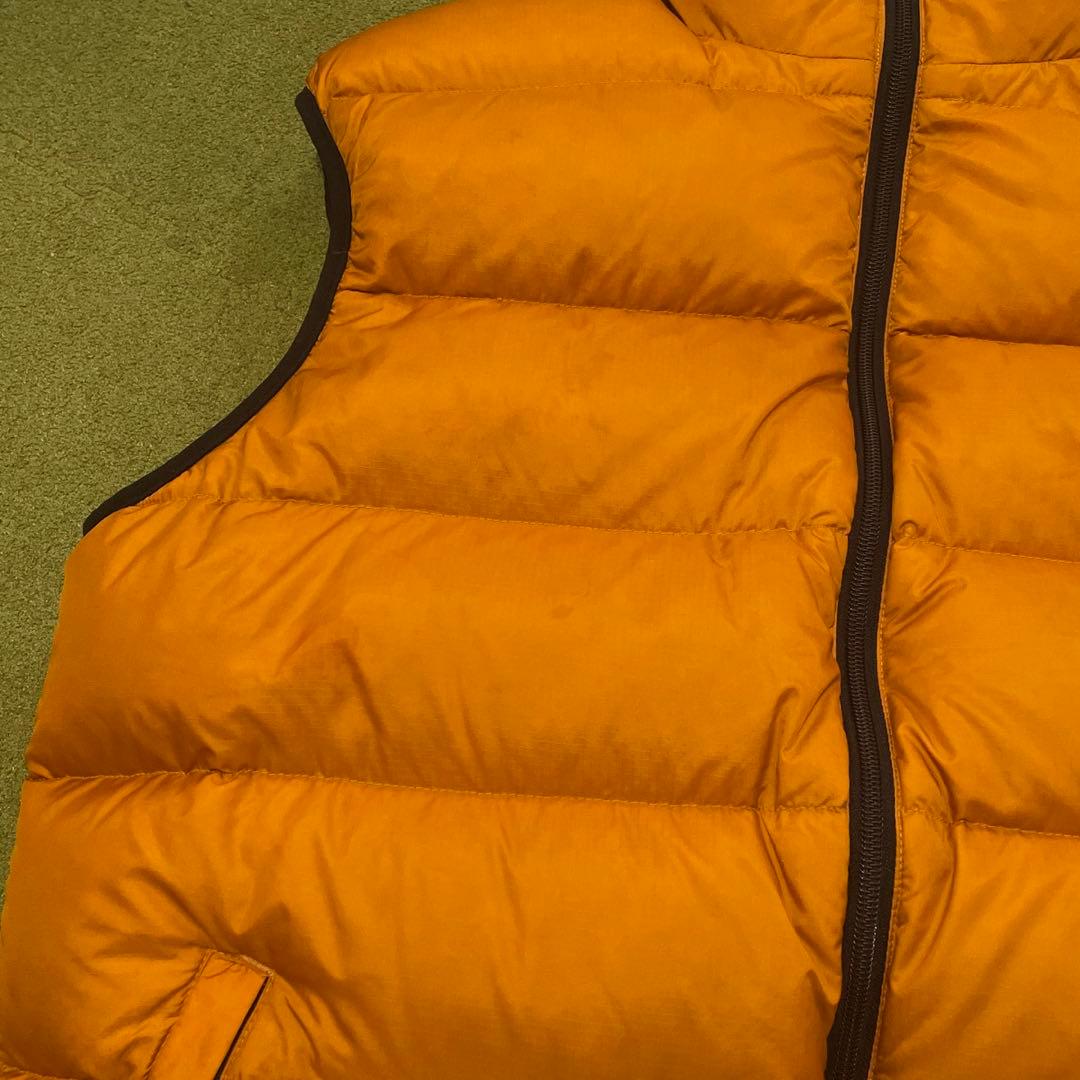 90s★ムーンストーン★ダウンベスト★マンゴーゴールド★L★ダウンパンパン