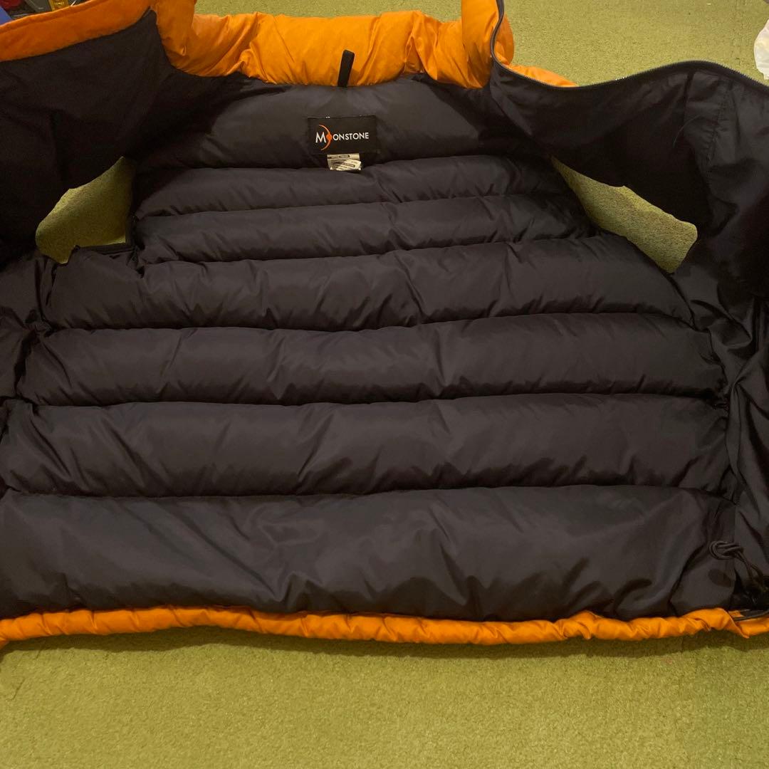 90s★ムーンストーン★ダウンベスト★マンゴーゴールド★L★ダウンパンパン