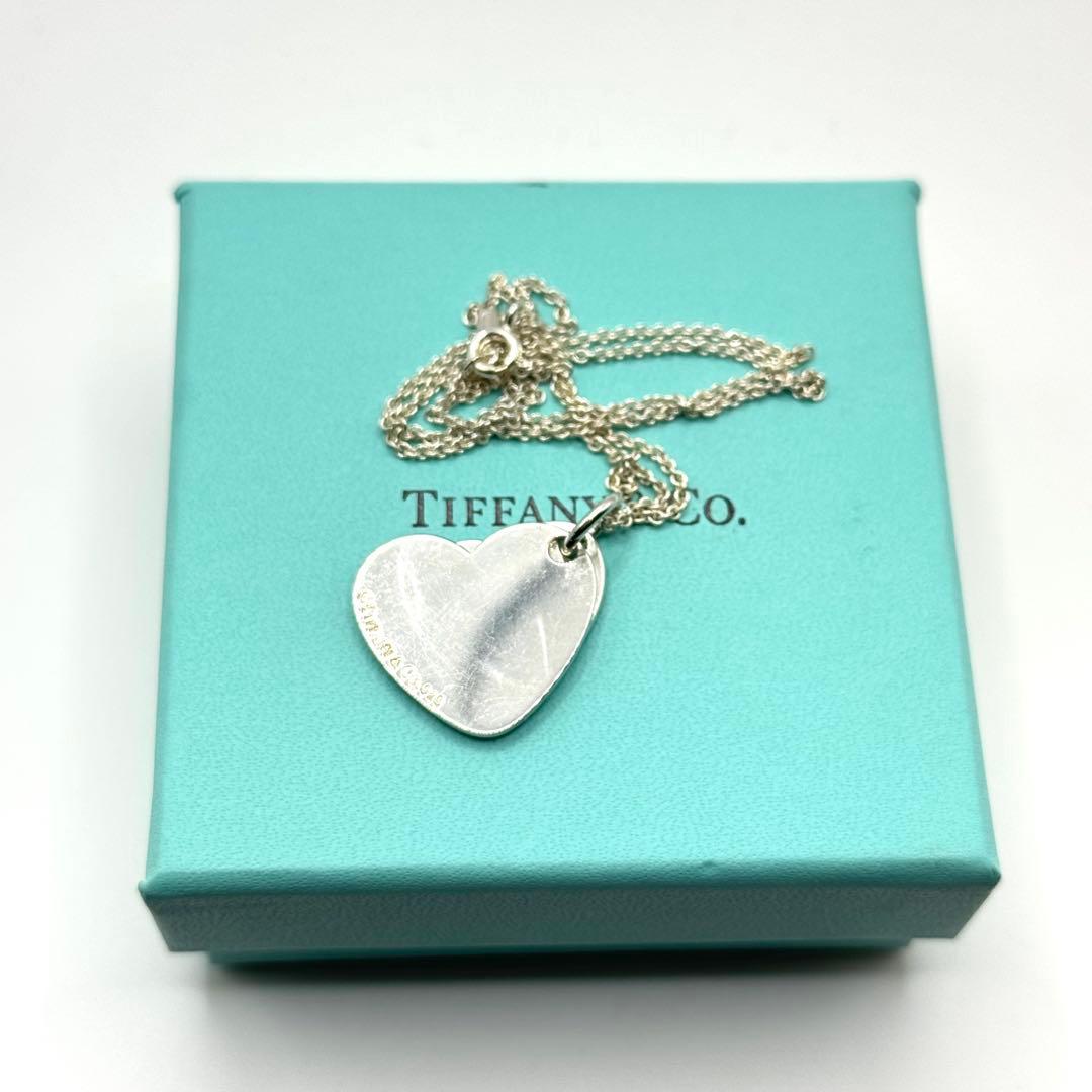 美品 ティファニー ネックレス ダブルハート シルバー 925