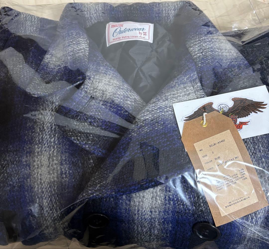 ジャケット・アウター 24fw SC SUBCULTURE OMBRECHECK P-COAT 2