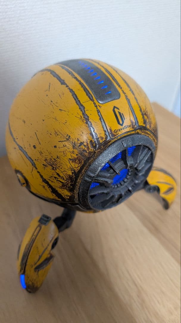 【生産終了/希少】Gravastar 球体ロボット型スピーカー ウェザリング加工