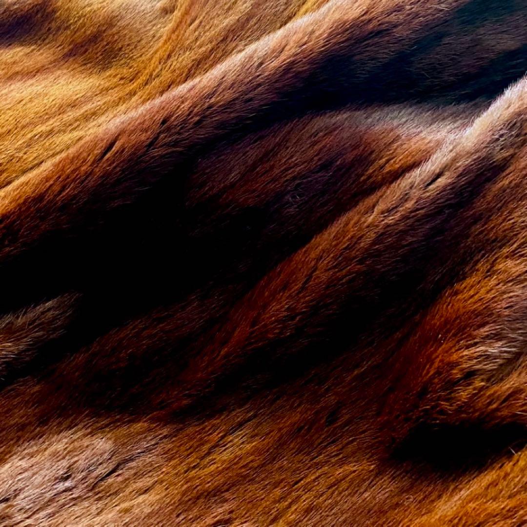 最高峰✨◆BALMAIN◆380万 仏 極上マホガニーミンクファーコート