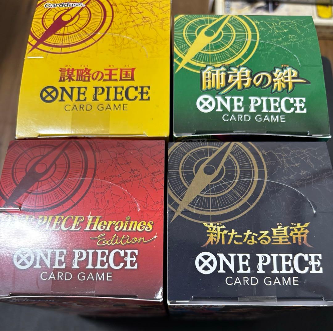 ワンピースカード　謀略の王国　師弟の絆　新たなる皇帝　ヒロインズエディション