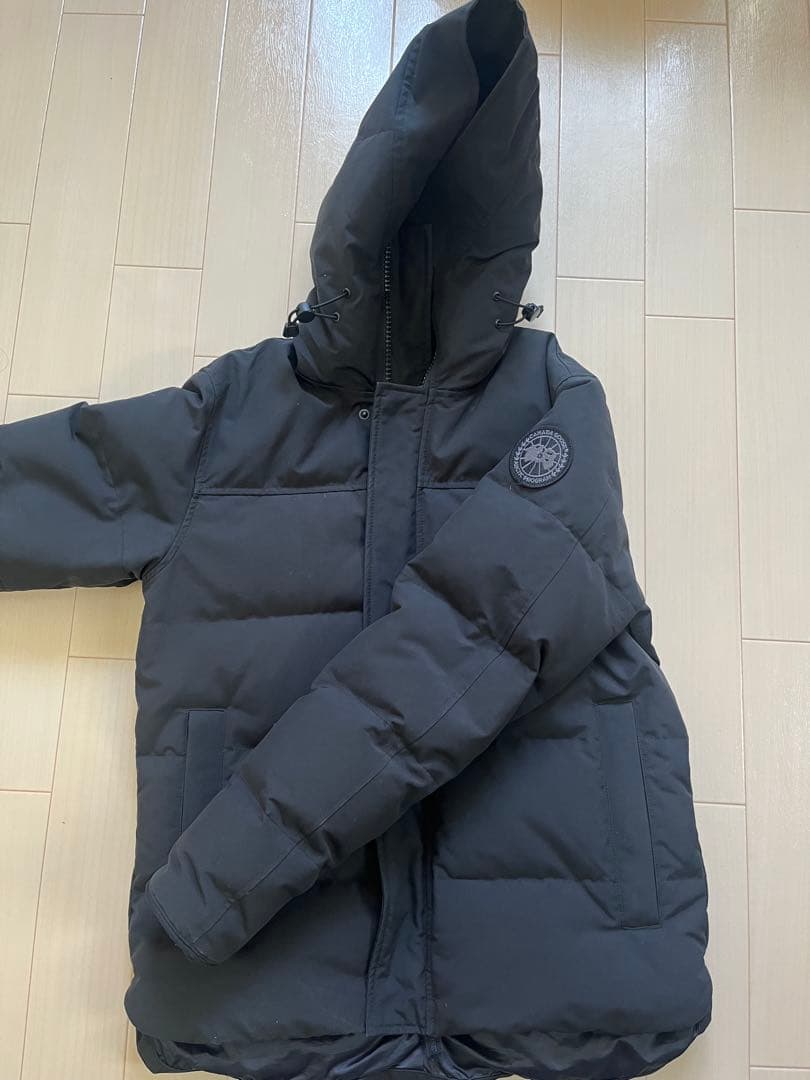 【極美品】カナダグース マクミランパーカ 黒 M ガーメント付 クリーニング済