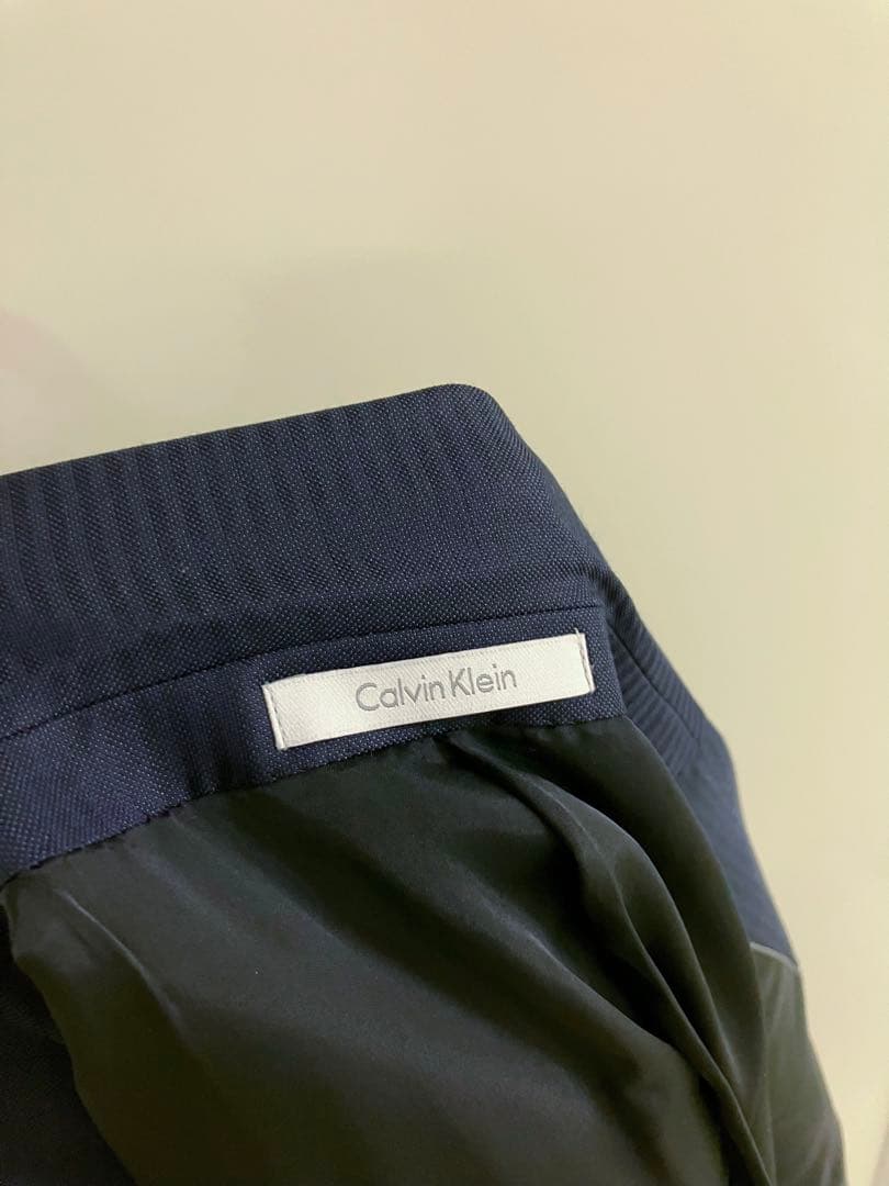 〓 〓 NAVY SILK×WOOL バーズアイ スーツ