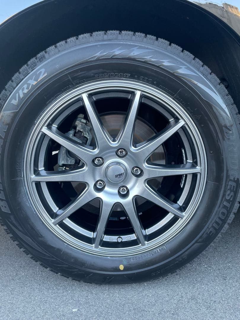 【走行3,000キロ】30系後期アルファード　ブリヂストンスタッドレス17インチ