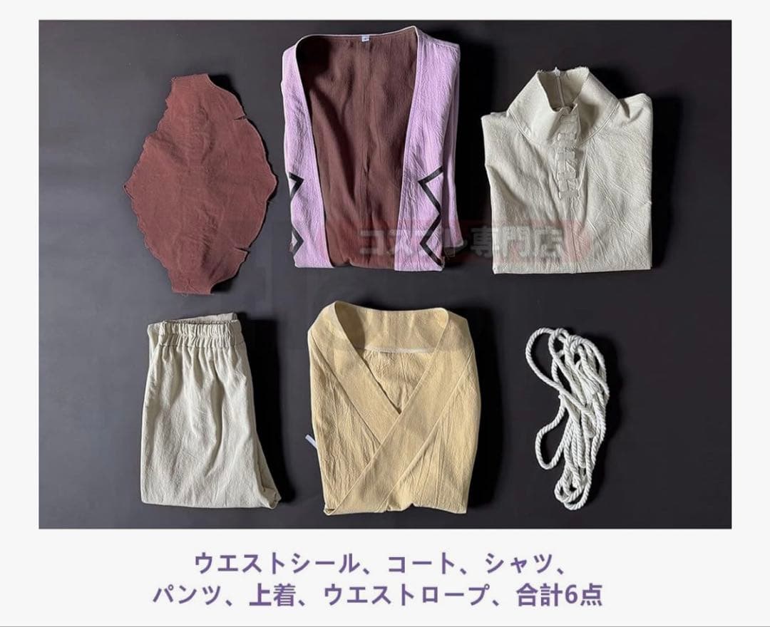 【値下げ中】Dr.STONE あさぎりゲン フル衣装＋ウィッグ