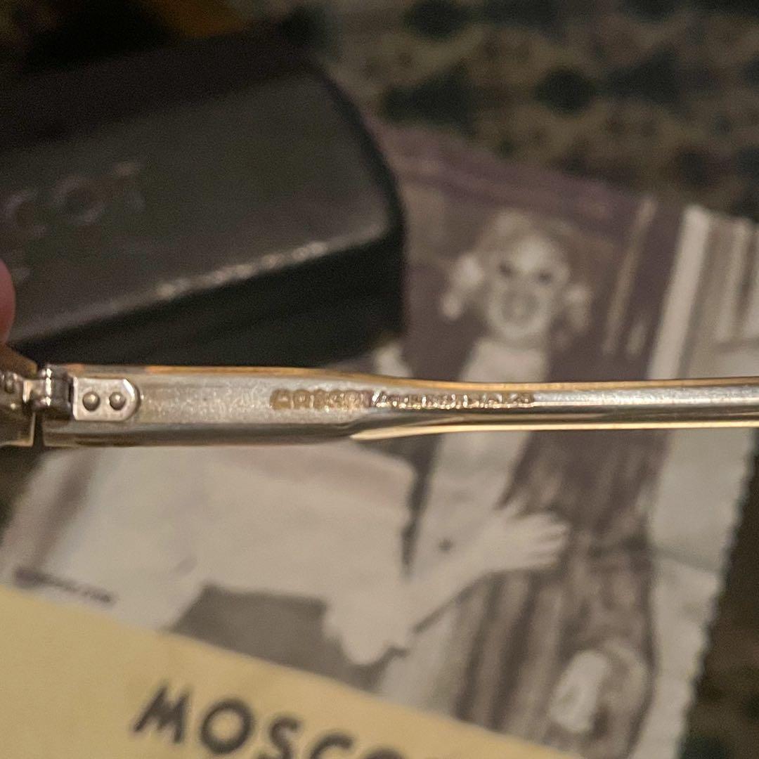 MOSCOT MILTZEN 46 クリアフレーム フラットレンズ サングラス