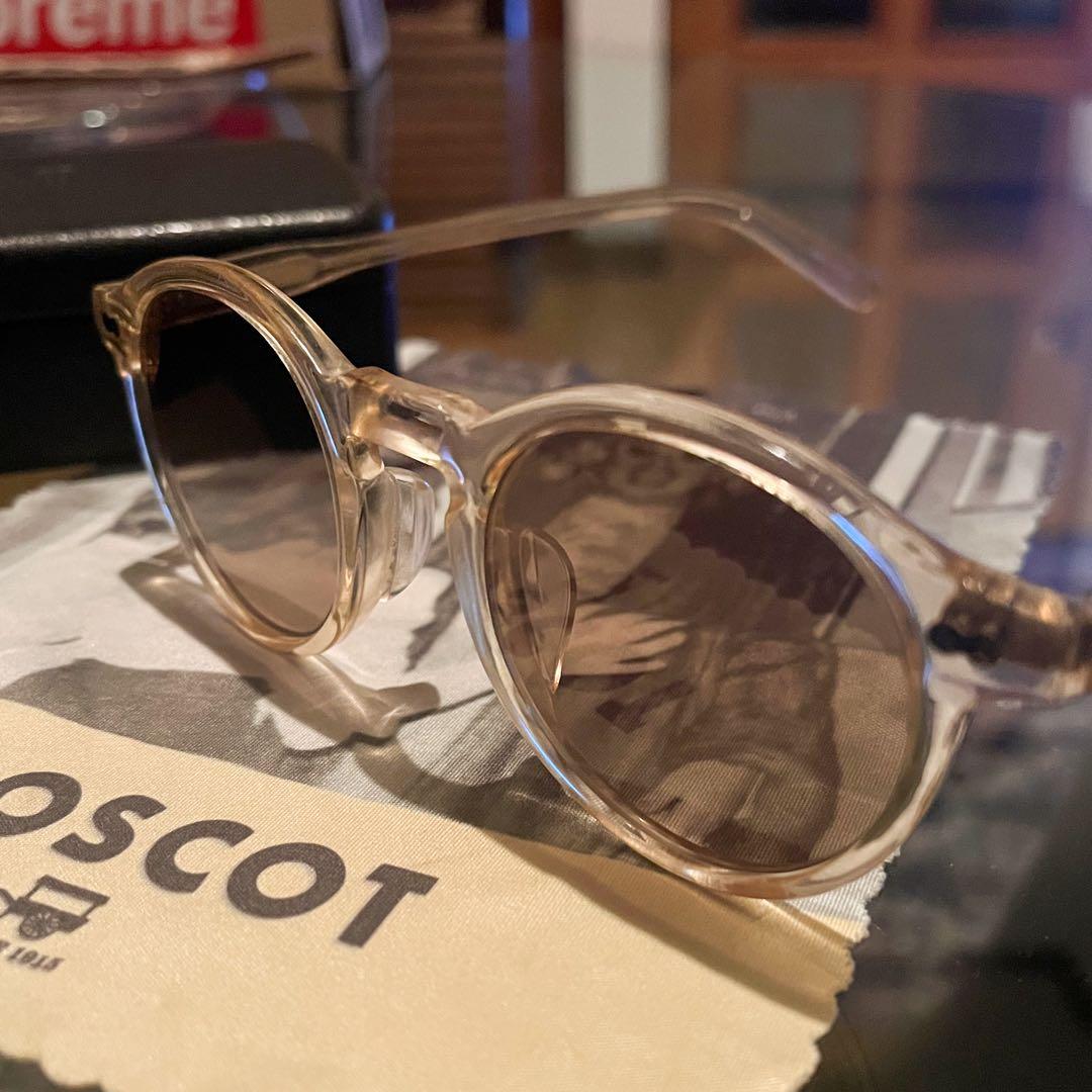 MOSCOT MILTZEN 46 クリアフレーム フラットレンズ サングラス