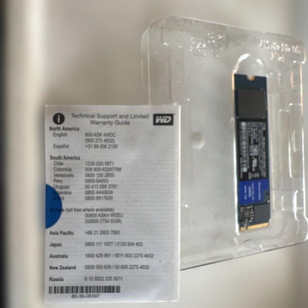 内蔵型SSD Western Digital SSD NVMe 1TB