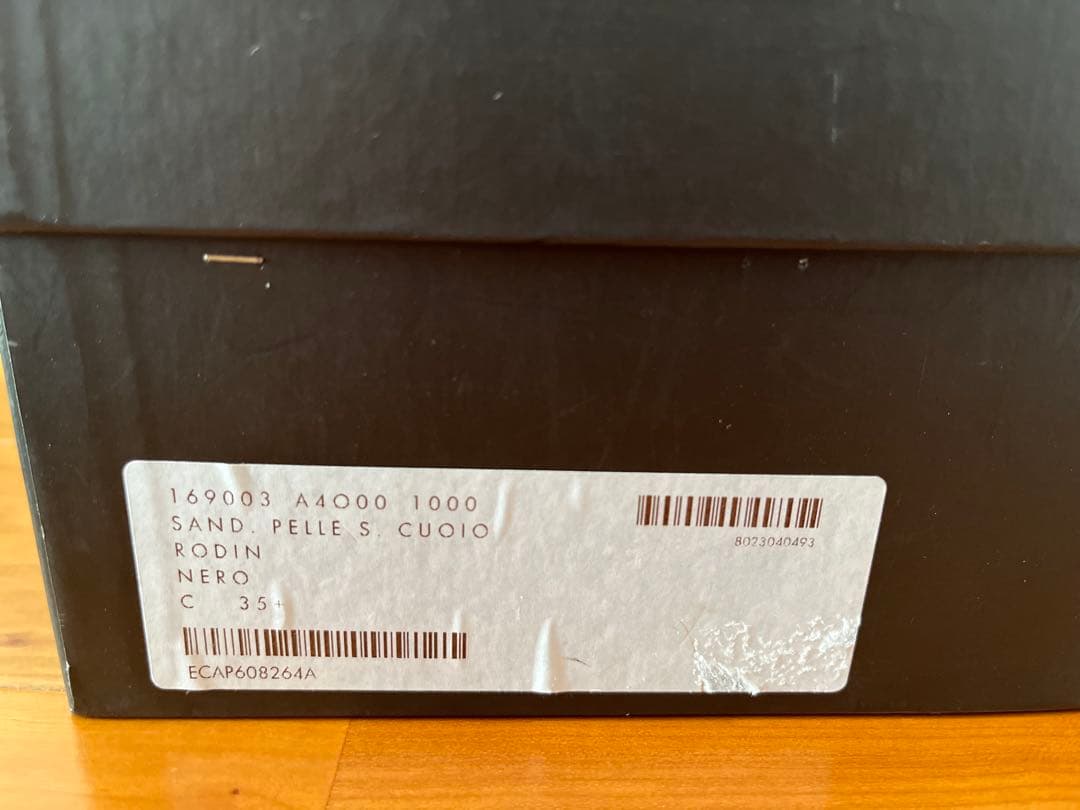 【美品】GUCCI ミュール　サンダル【ブラック】【35 1/2C】【未使用】