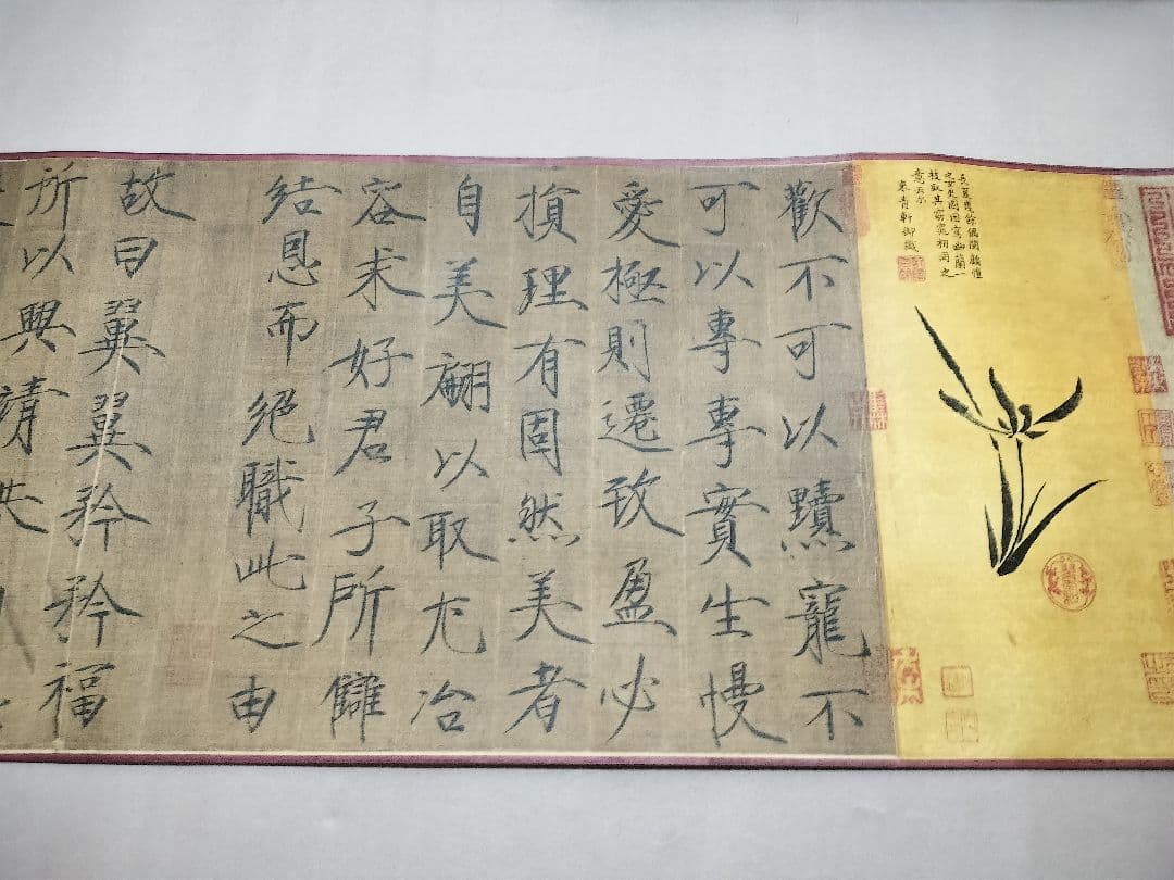 女史箴図巻 伝顧鎧之筆 大英博物館蔵　便利堂 巻物