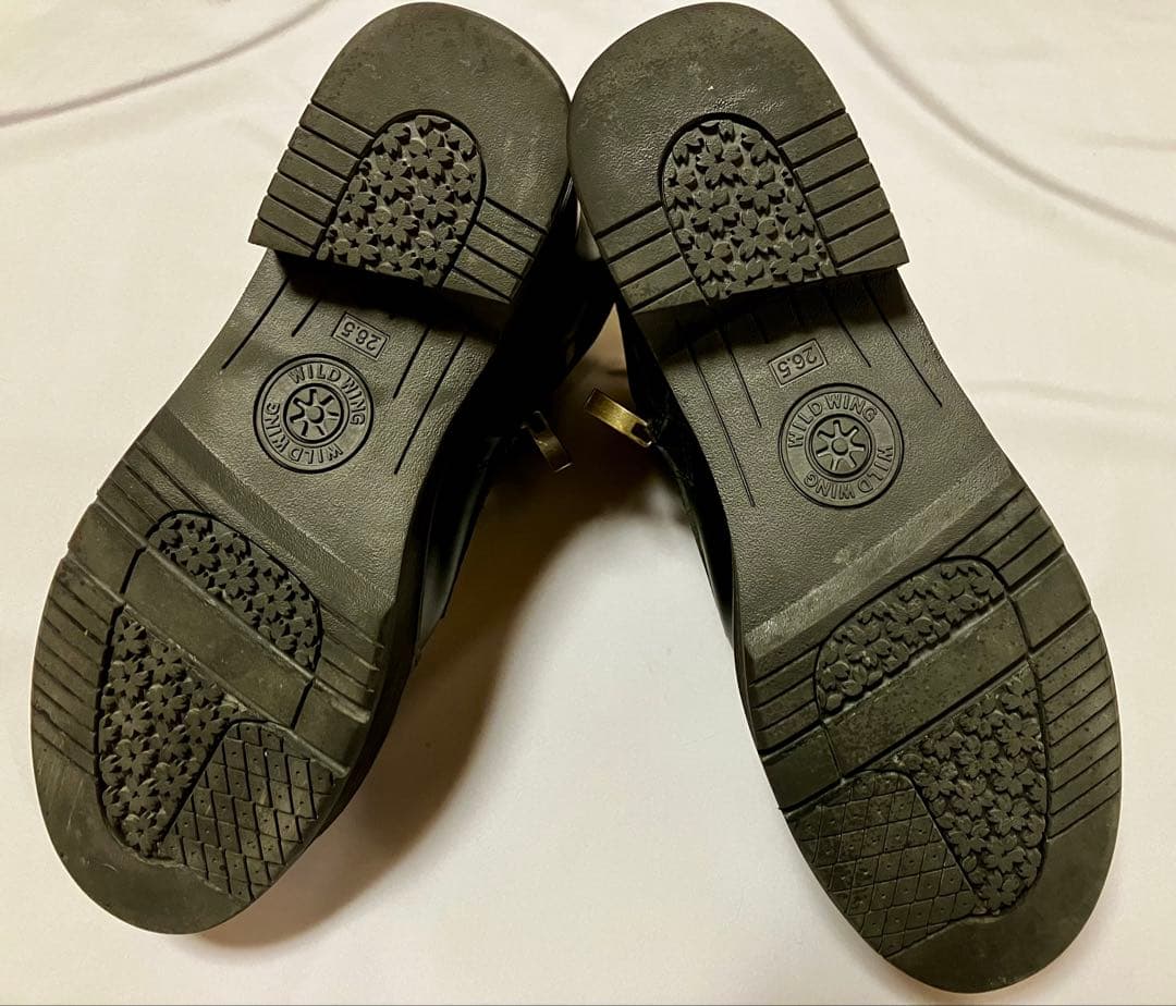 ワイルドウイングブーツ スワロー超厚底OD35 黒26.5㎝ つま先部35mm