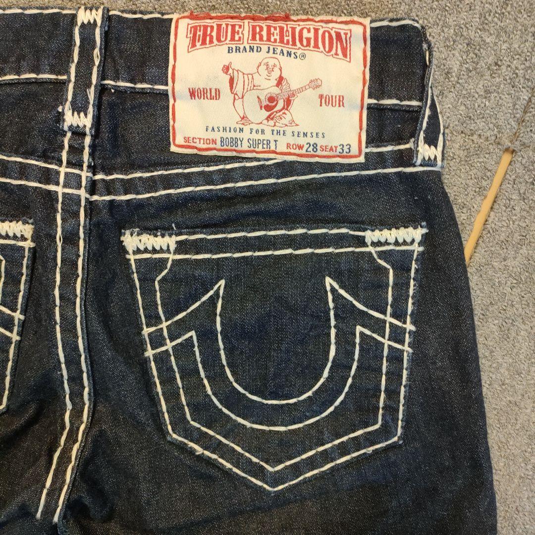 TRUE RELIGION Bobby Super t 28x33 ダークブルー