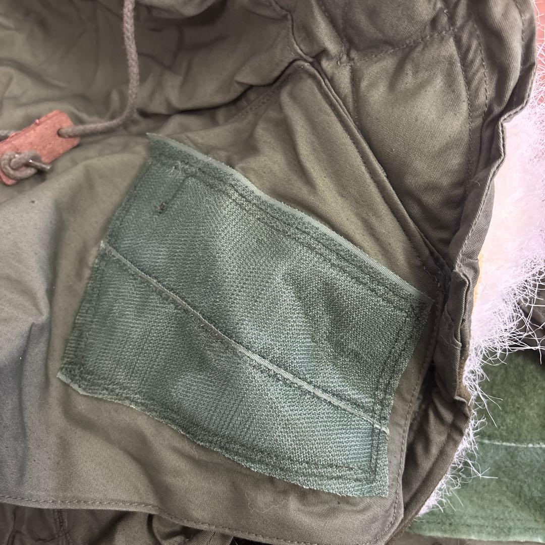 デッドストック　米軍　実物　80s M65 フィッシュテールパーカーフード　⑤