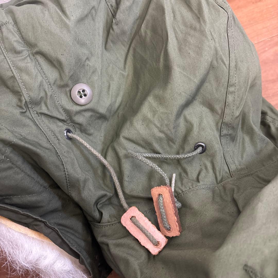 デッドストック　米軍　実物　80s M65 フィッシュテールパーカーフード　⑤