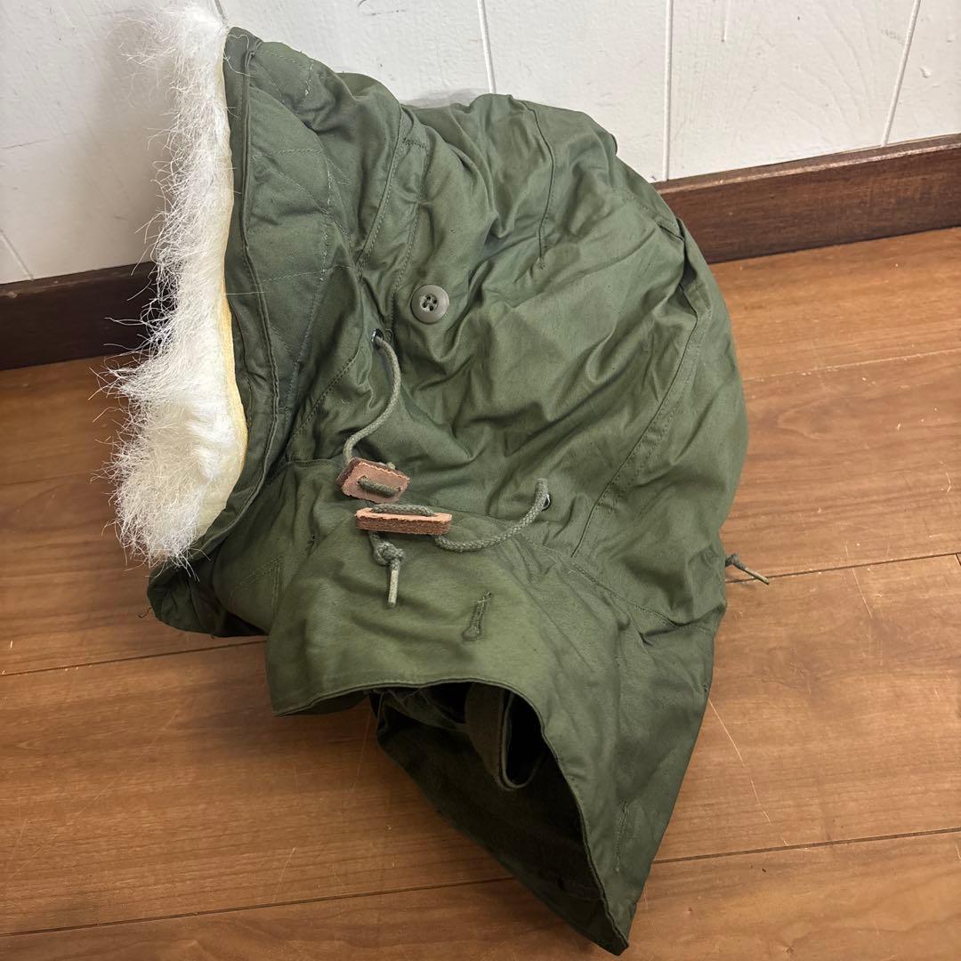 デッドストック　米軍　実物　80s M65 フィッシュテールパーカーフード　⑤