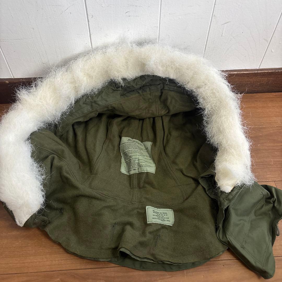 デッドストック　米軍　実物　80s M65 フィッシュテールパーカーフード　⑤
