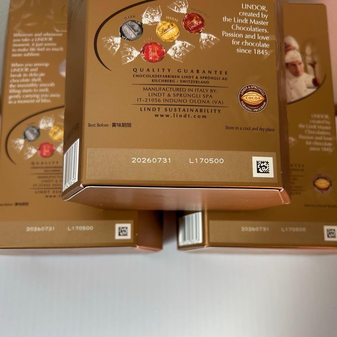 LINDOR（リンドール）チョコレート4種アソート500g×３箱