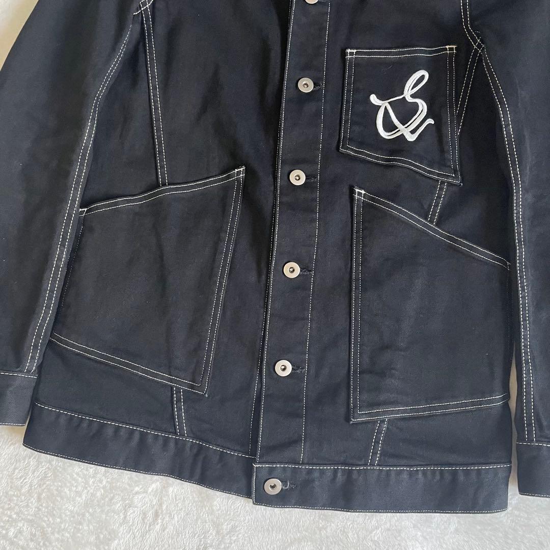 sulvam サルバム デニムジャケット ブラック