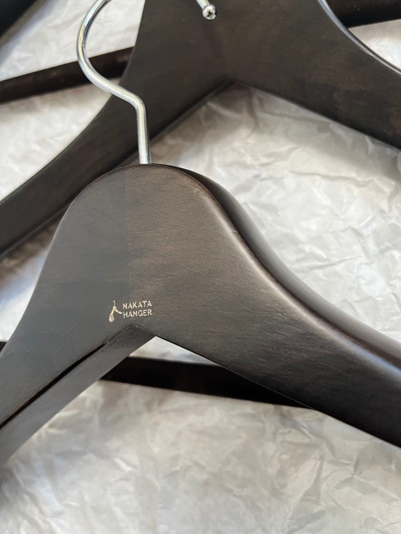 ●美品【ナカタハンガー】メンズハンガー SET-01 3本
