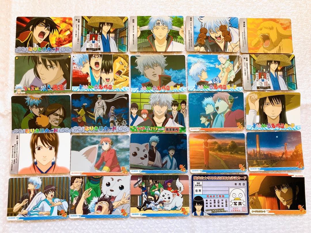 銀魂 カード 128枚 レア 箔押し カードダス ウエハースカード