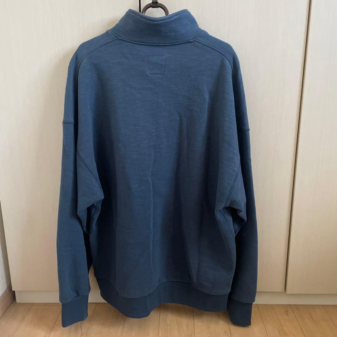 Jackmanブルー ハーフジップ トレーナー　新品未使用品