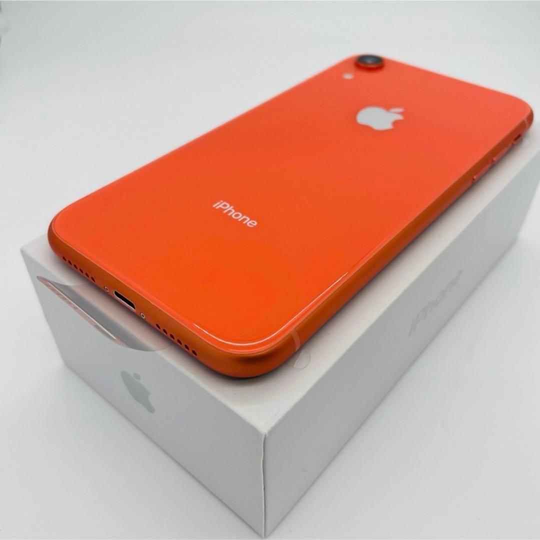 未使用 iPhone XR 64 GB SIMフリー コーラル 本体
