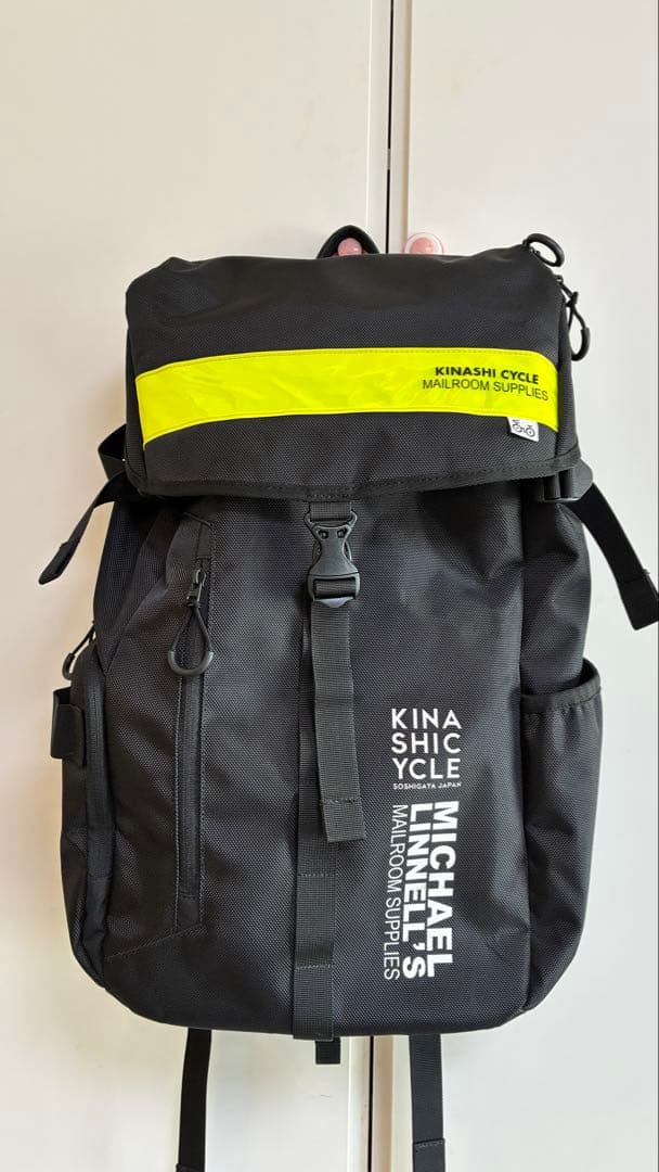 限定木梨サイクル × マイケルリンネル コラボ バックパック リュック 黒