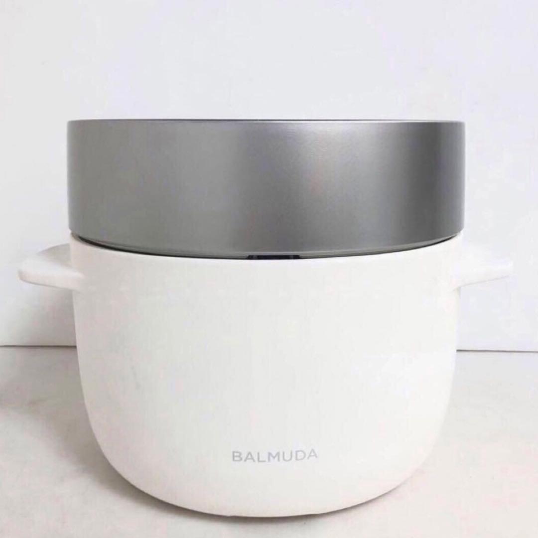 BALMUDA The Gohan 炊飯器　K03A-WH ホワイト　3合炊き