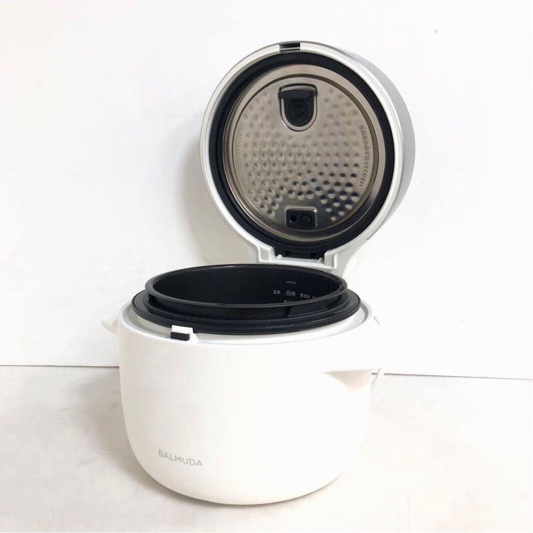 BALMUDA The Gohan 炊飯器　K03A-WH ホワイト　3合炊き