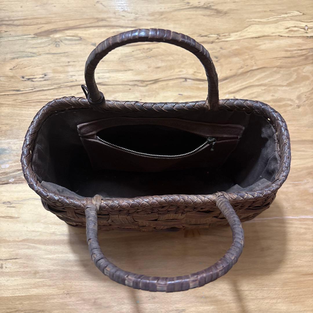 山葡萄のかごバッグ