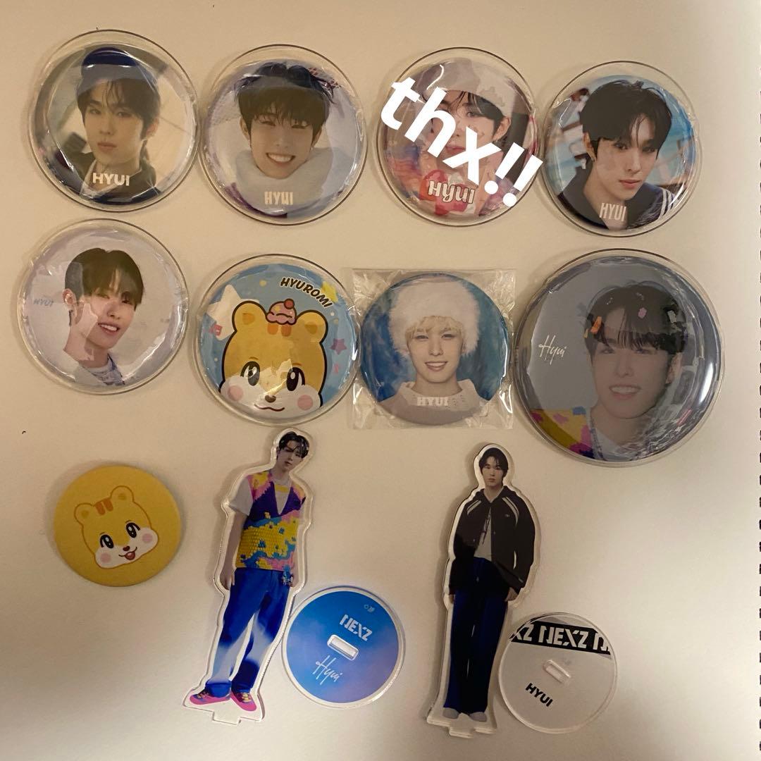 【バラ売り】NEXZ HYUI トレカ 缶バッジ アクリルスタンド ラントレ