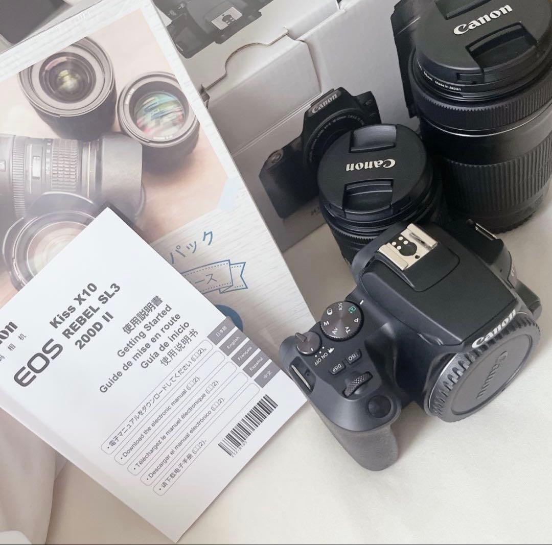 Canon EOS Kiss X10 レンズ2本付き 一眼レフ カメラ