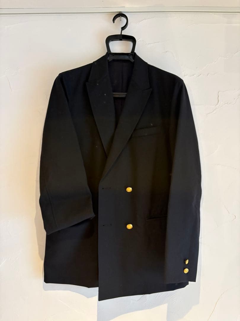 Beams plus ダブルブレスト テーラードジャケットカバー付き