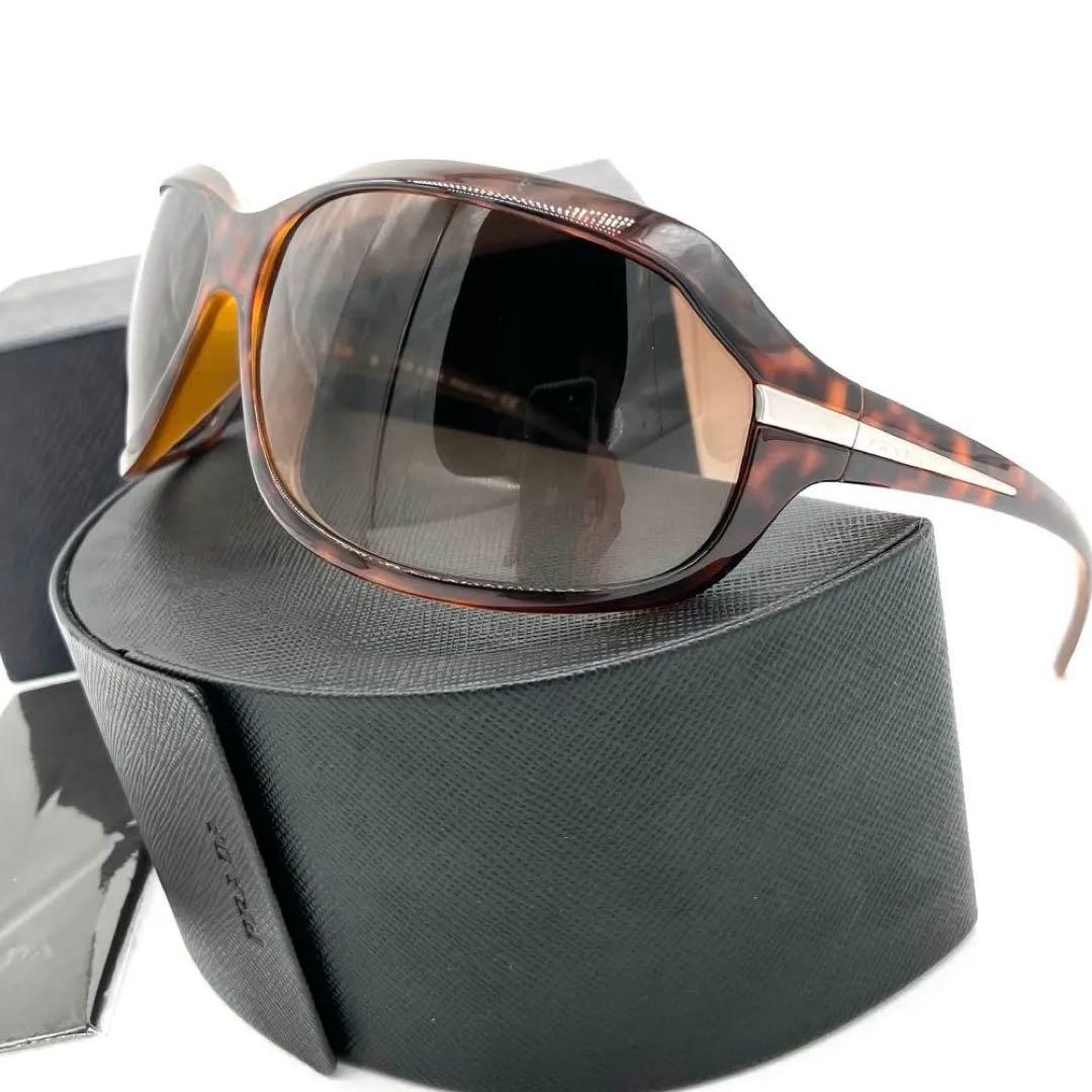 PRADA サングラス　GACKT着用モデル　廃盤　ベッコウ柄　ケース付き　伊製