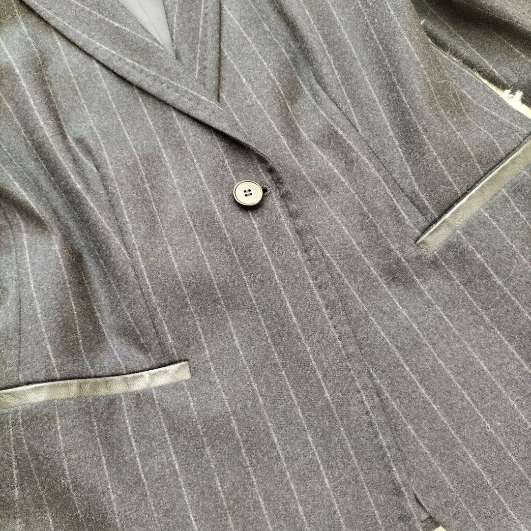 白タグ✨マックスマーラ カシミヤ混 テーラードジャケット ブレザー ネイビー