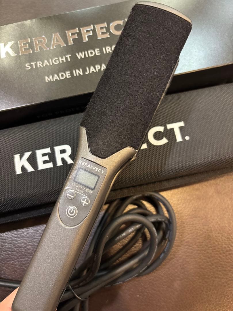 KERAFFECT ストレートワイドアイロン 日本製