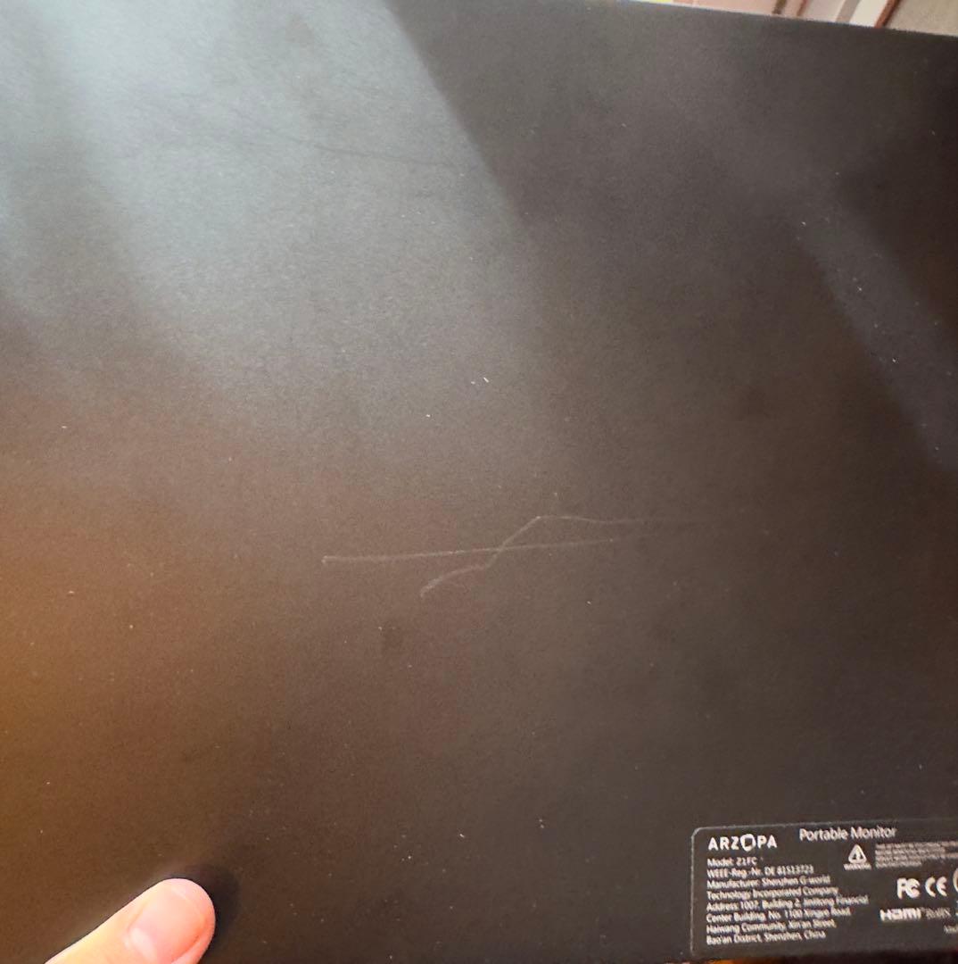 ARZOPA 16.1インチ モバイルモニター 144Hz