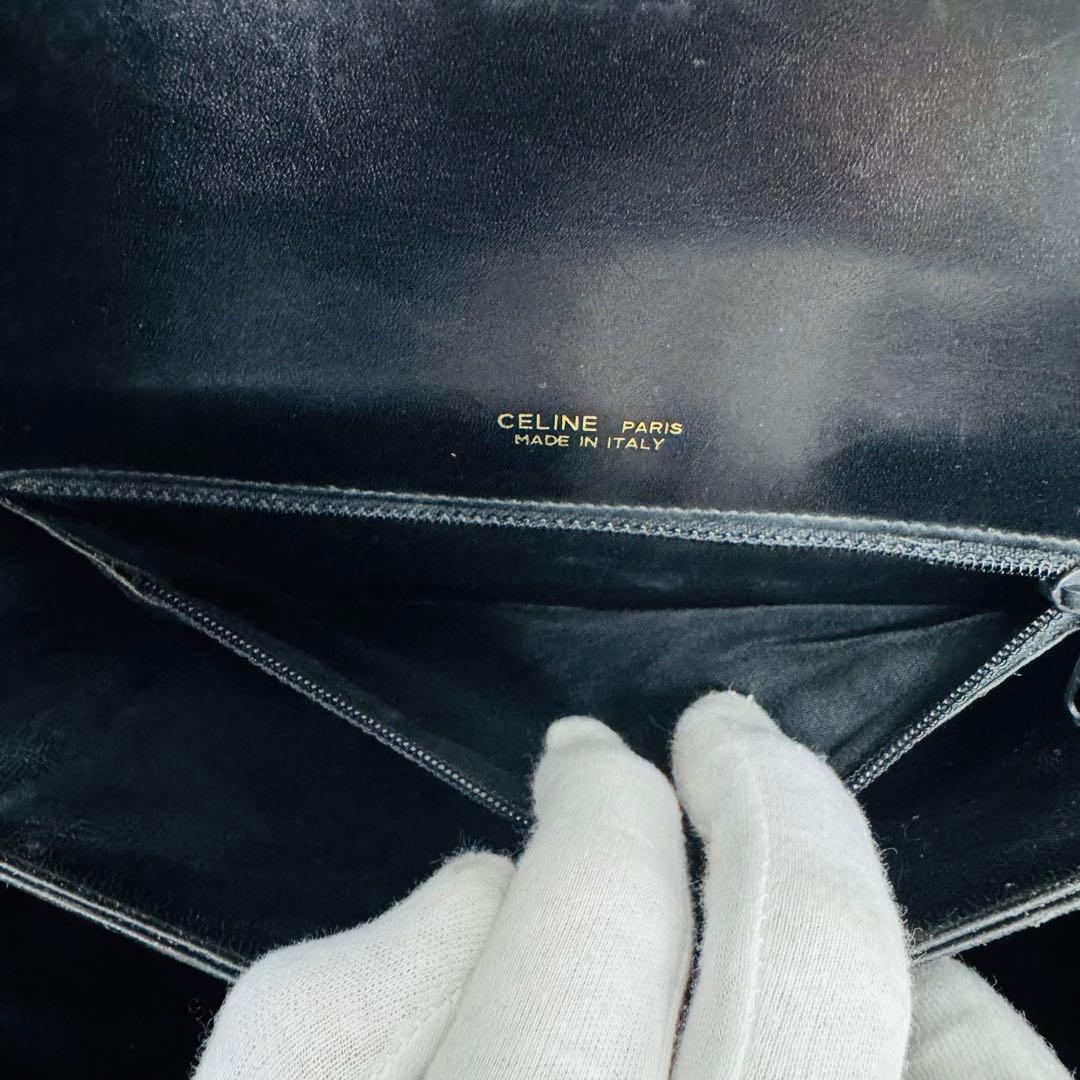 ✨CELINE✨セリーヌ✨馬車金具✨レザー✨ショルダーバッグ✨