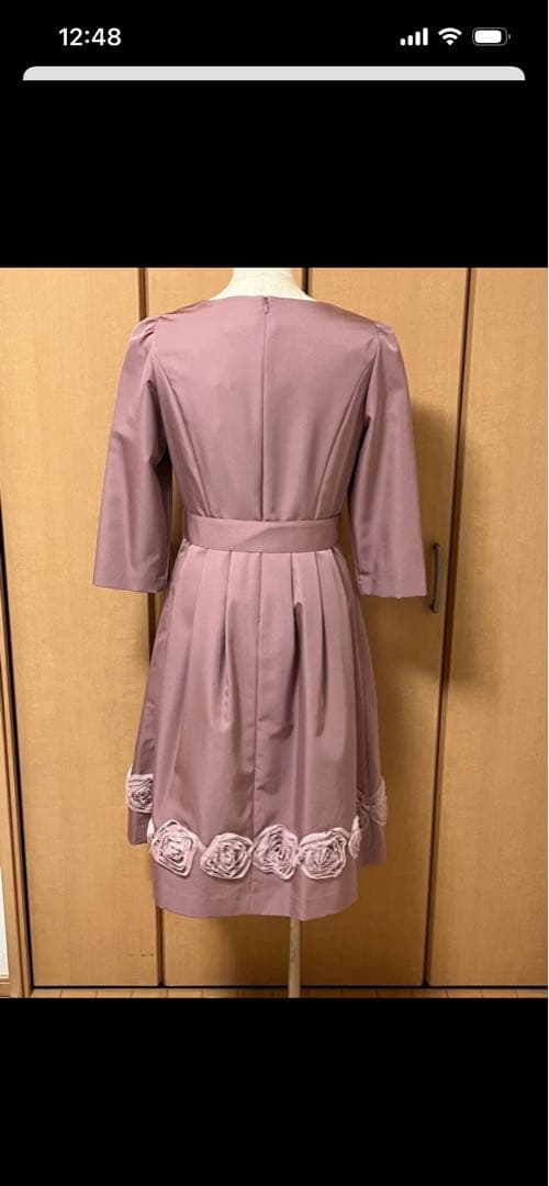 【休日価格】エムズグレイシー未使用お花モチーフワンピース