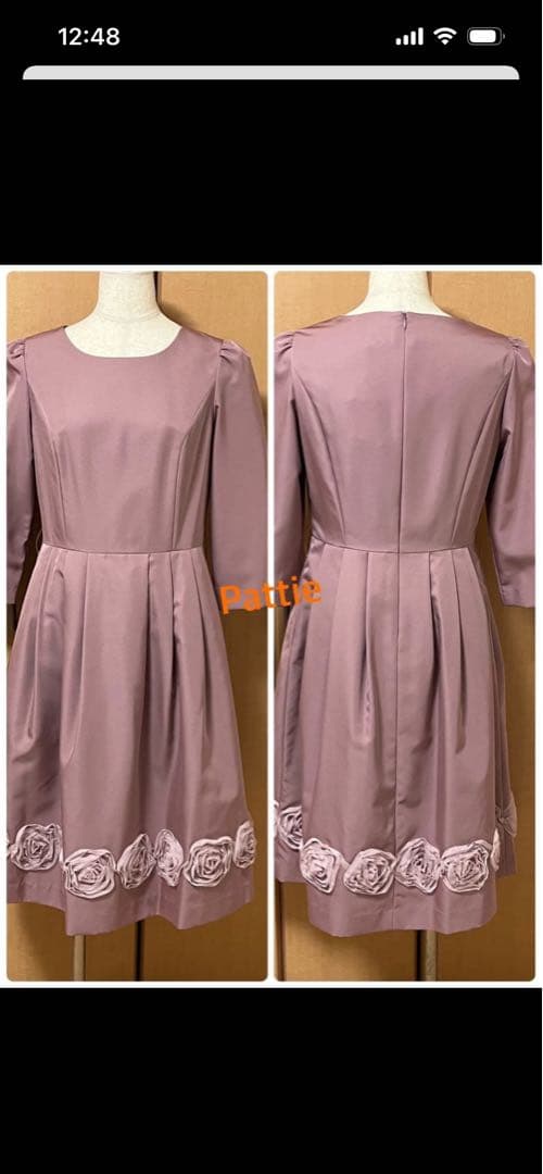 【休日価格】エムズグレイシー未使用お花モチーフワンピース