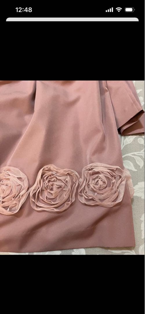 【休日価格】エムズグレイシー未使用お花モチーフワンピース