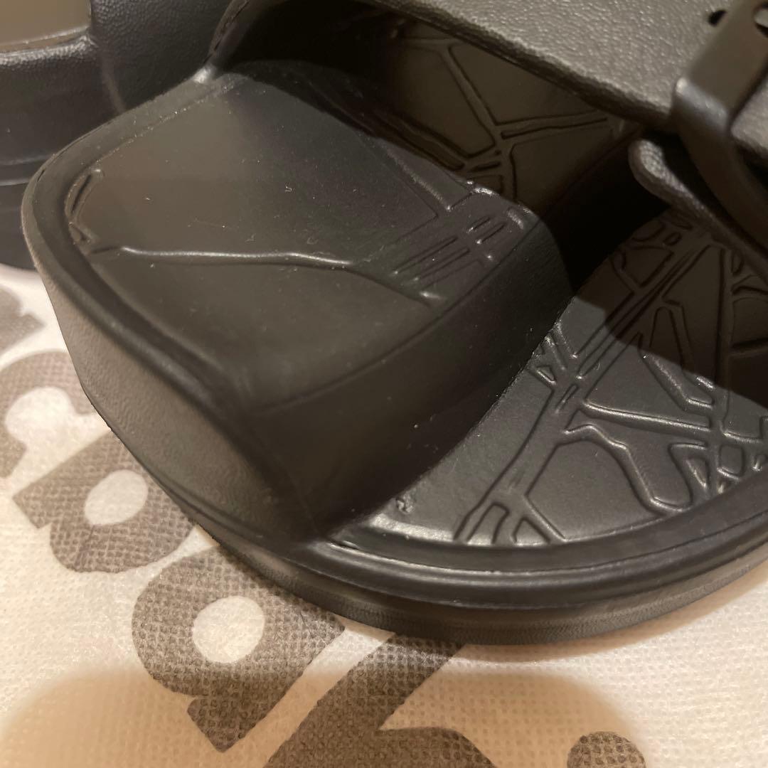 即購入可！ラクバキ racbaki イージーサンダル ラップ ブラック Lサイズ