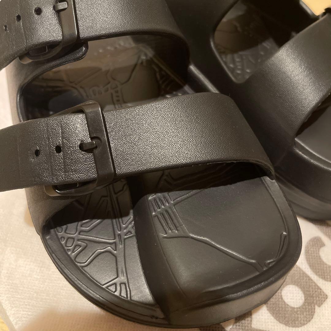 即購入可！ラクバキ racbaki イージーサンダル ラップ ブラック Lサイズ