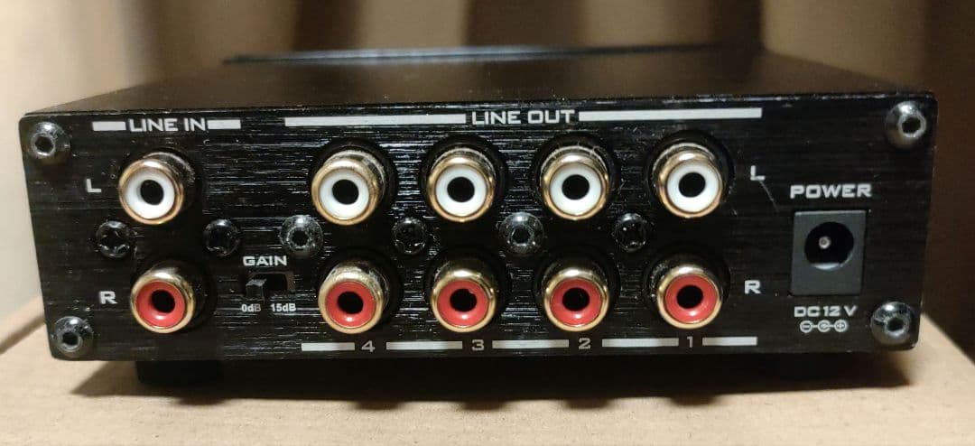 超豪華仕様！FX-AUDIO- LS-01J 4chスプリッター ＆ プリアンプ